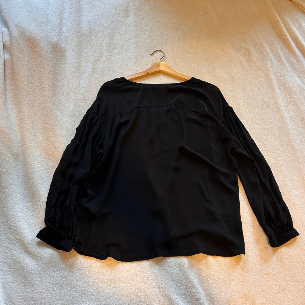 Ba&Sh | Size 3 | Classic Black Button-Up Blouse - image 6